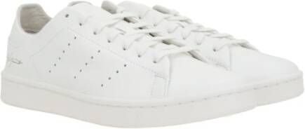 Y-3 Witte lage leren sneakers White Dames