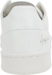 Y-3 Witte lage leren sneakers White Dames