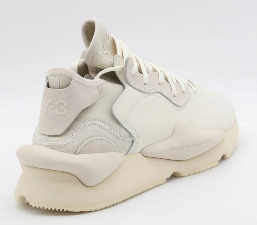 Y-3 Witte Sneakers met Ronde Neus White Unisex