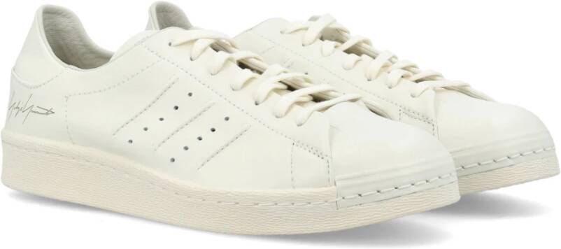 Y-3 Witte Superstar Leren Sneakers White Heren