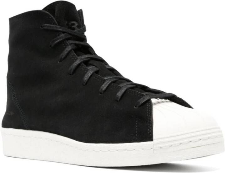 Y-3 Zwart Wit Pro Model Sneakers Black Heren