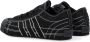 Y-3 Zwarte Canvas Lage Sneakers Black Unisex - Thumbnail 4