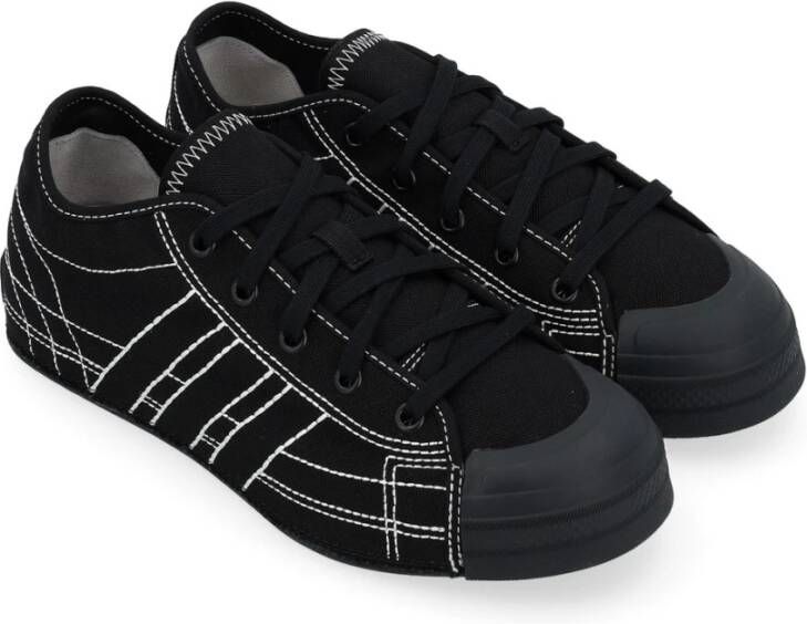 Y-3 Zwarte Lage Sneakers Black Heren