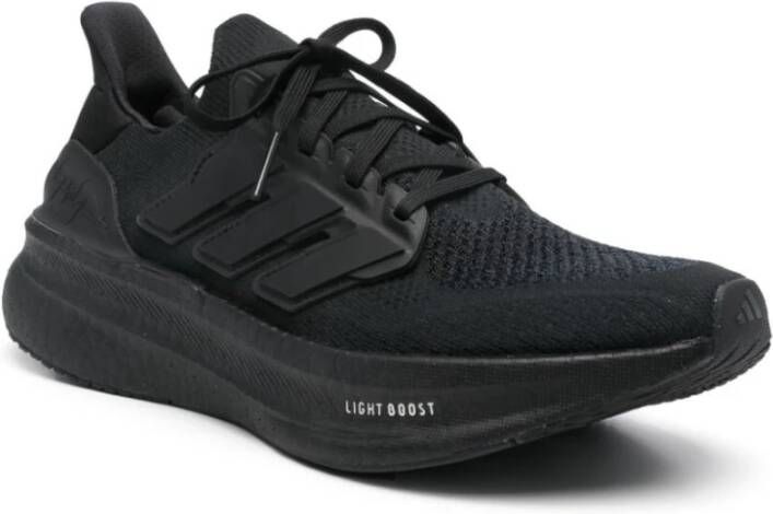 Y-3 Zwarte Panel Sneakers met Chunky Zool Black Heren