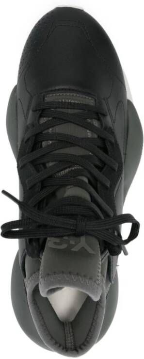 Y-3 Zwarte Sneakers Paneelontwerp Black Heren