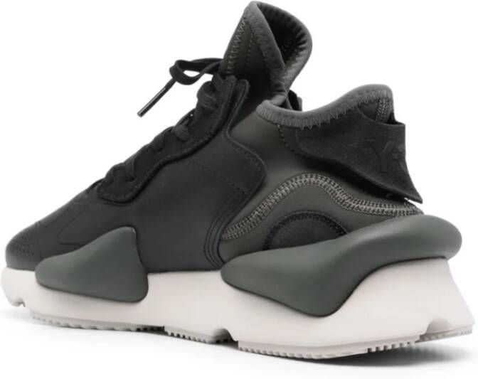 Y-3 Zwarte Sneakers Paneelontwerp Black Heren