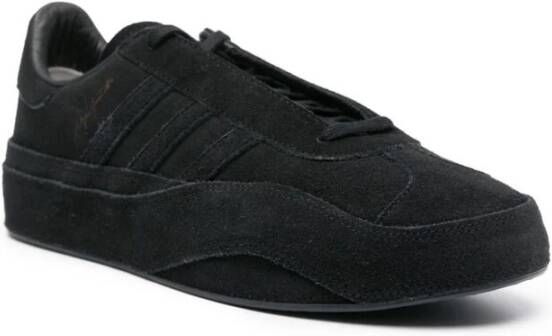 Y-3 Zwarte Suède Sneakers Black Heren