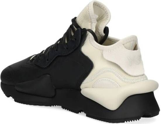 Y-3 Zwarte Veterschoen met Contrasterend Detail Black Heren