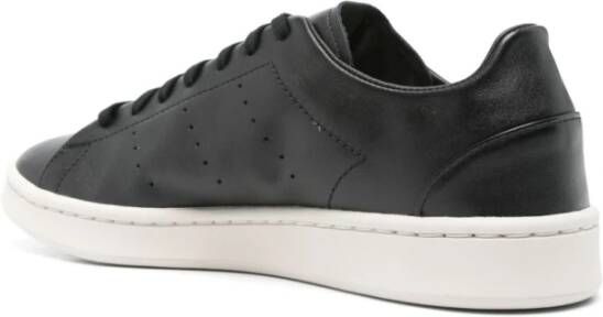 Y-3 Zwarte Veterschoenen met Rubberen Zool Black Heren