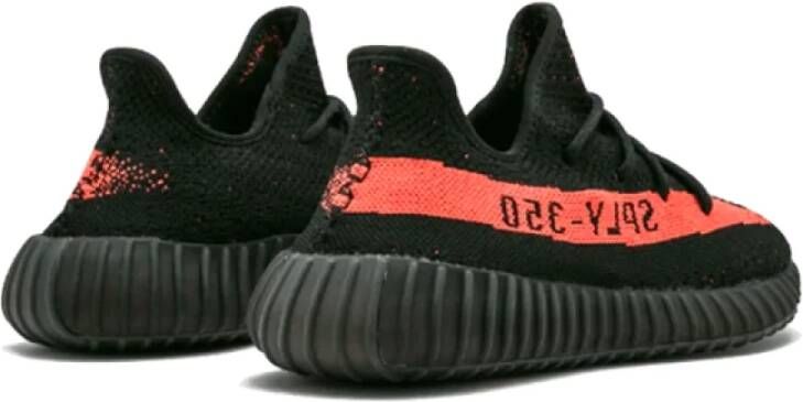 Yeezy Core Red Black Sneakers Black Heren