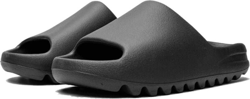 Yeezy Stijlvolle Dark Onyx Slides Black Heren