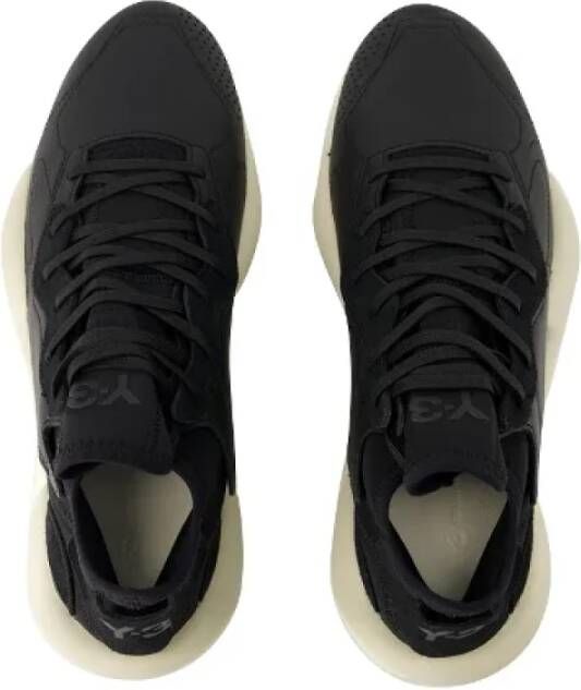 Yohji Yamamoto Pre-owned Leather sneakers Black Dames