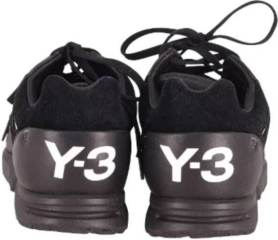 Yohji Yamamoto Pre-owned Leather sneakers Black Dames