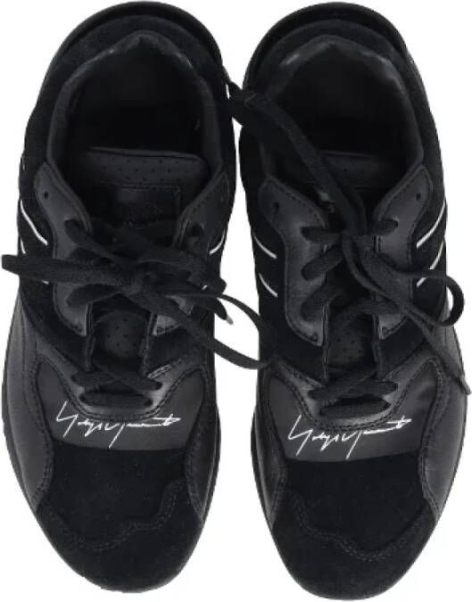 Yohji Yamamoto Pre-owned Leather sneakers Black Dames