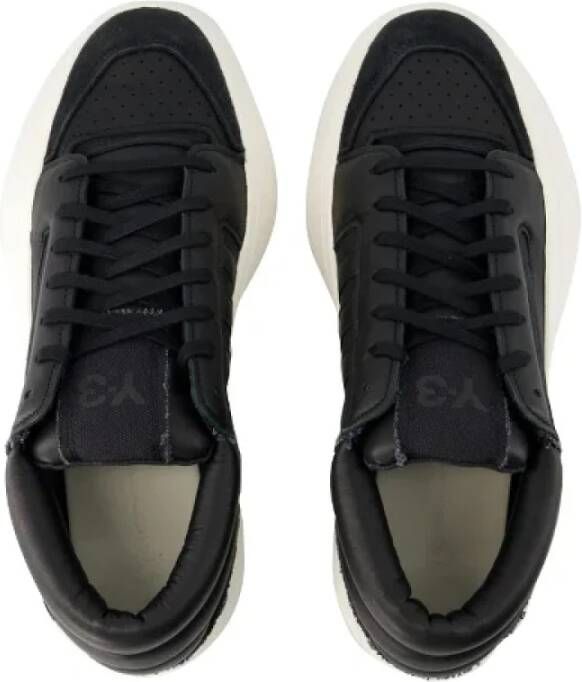 Yohji Yamamoto Pre-owned Leather sneakers Black Dames