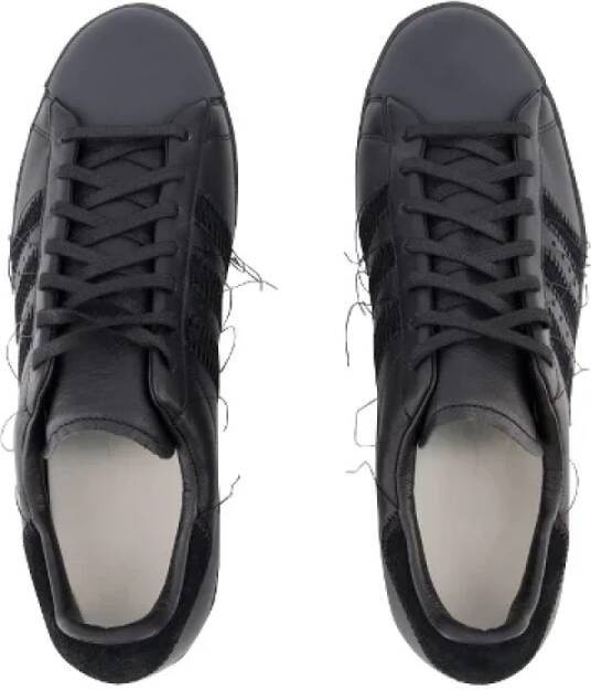 Yohji Yamamoto Pre-owned Leather sneakers Black Dames