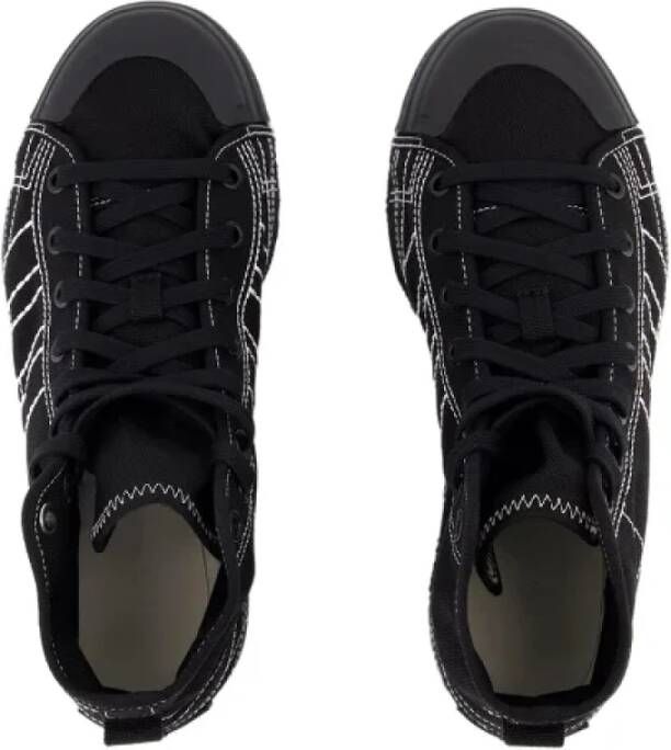 Yohji Yamamoto Pre-owned Leather sneakers Black Dames