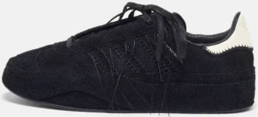 Yohji Yamamoto Pre-owned Leather sneakers Black Dames