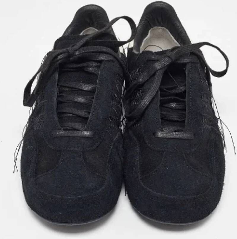 Yohji Yamamoto Pre-owned Leather sneakers Black Dames