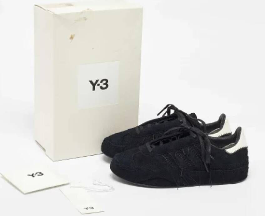 Yohji Yamamoto Pre-owned Leather sneakers Black Dames