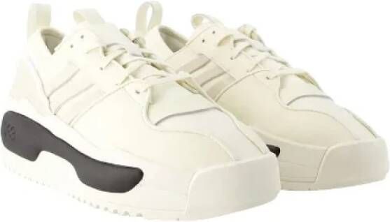 Yohji Yamamoto Pre-owned Leather sneakers White Dames