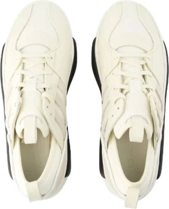 Yohji Yamamoto Pre-owned Leather sneakers White Dames