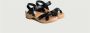 Youyou Zwarte Yvy Sandalen Black Dames - Thumbnail 2