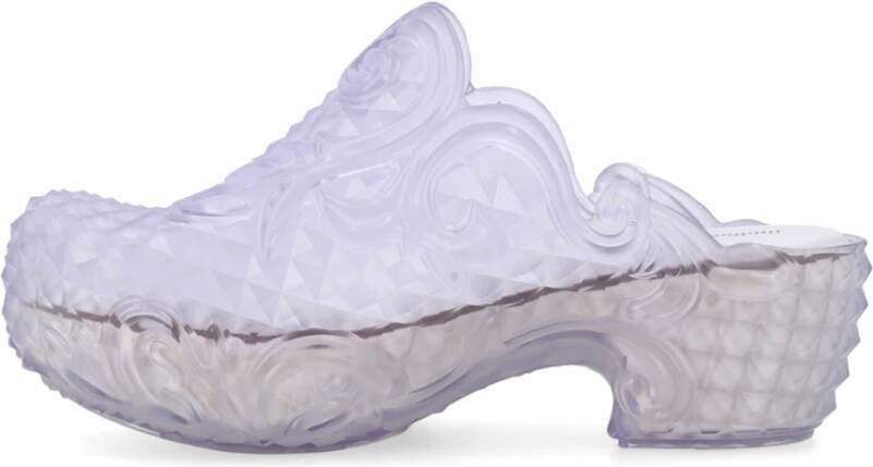 Y Project Heldere Witte Melissa Court Clog Schoenen White Dames