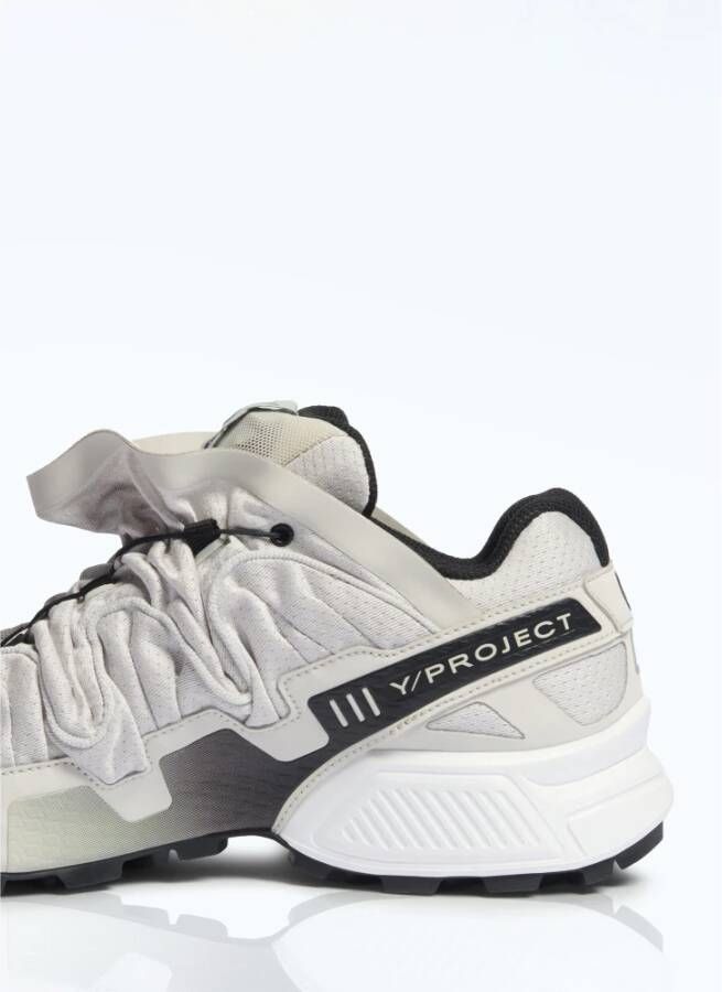 Y Project Verzamelde Bovenkant Speedcross 3 Sneakers White Dames