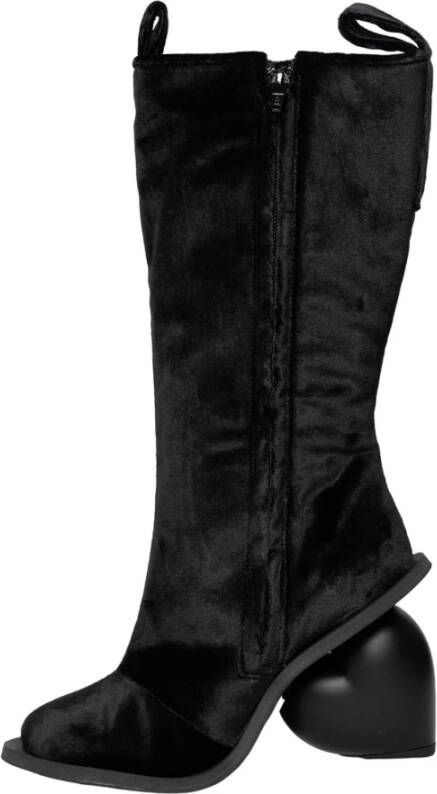 Yume Heeled Boots Black Dames