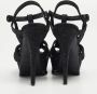 Yves Saint Laurent Vintage Pre-owned Fabric sandals Black Dames - Thumbnail 4