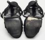 Yves Saint Laurent Vintage Pre-owned Fabric sandals Black Dames - Thumbnail 5