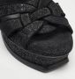 Yves Saint Laurent Vintage Pre-owned Fabric sandals Black Dames - Thumbnail 6