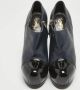 Yves Saint Laurent Vintage Pre-owned Leather boots Blue Dames - Thumbnail 3