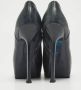 Yves Saint Laurent Vintage Pre-owned Leather boots Blue Dames - Thumbnail 5