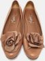 Yves Saint Laurent Vintage Pre-owned Leather flats Brown Dames - Thumbnail 3