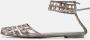 Yves Saint Laurent Vintage Pre-owned Leather flats Gray Dames - Thumbnail 2