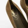 Yves Saint Laurent Vintage Pre-owned Leather heels Green Dames - Thumbnail 4