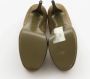 Yves Saint Laurent Vintage Pre-owned Leather heels Green Dames - Thumbnail 5