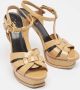 Yves Saint Laurent Vintage Pre-owned Leather sandals Beige Dames - Thumbnail 4