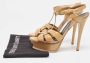 Yves Saint Laurent Vintage Pre-owned Leather sandals Beige Dames - Thumbnail 9