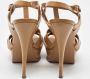 Yves Saint Laurent Vintage Pre-owned Leather sandals Beige Dames - Thumbnail 5