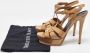 Yves Saint Laurent Vintage Pre-owned Leather sandals Beige Dames - Thumbnail 9