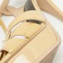 Yves Saint Laurent Vintage Pre-owned Leather sandals Beige Dames - Thumbnail 3