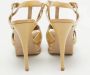 Yves Saint Laurent Vintage Pre-owned Leather sandals Beige Dames - Thumbnail 5