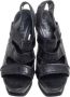 Yves Saint Laurent Vintage Pre-owned Leather sandals Black Dames - Thumbnail 2