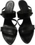 Yves Saint Laurent Vintage Pre-owned Leather sandals Black Dames - Thumbnail 2