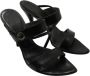 Yves Saint Laurent Vintage Pre-owned Leather sandals Black Dames - Thumbnail 3