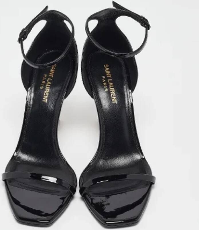 Yves Saint Laurent Vintage Pre-owned Leather sandals Black Dames