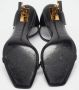 Yves Saint Laurent Vintage Pre-owned Leather sandals Black Dames - Thumbnail 6